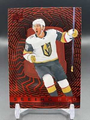 JONATHAN MARCHESSAULT - 2023-24 Upper Deck Seeing Red Insert #SR-43 Las Vegas - Image 1 of 2