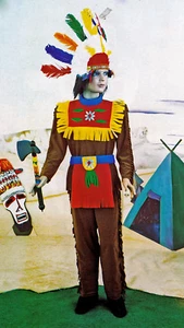 KOSTÜM KARNEVALSKLEID KINDER PEGASUS INDIANER GR. 6/7 Jahre - Bild 1 von 1