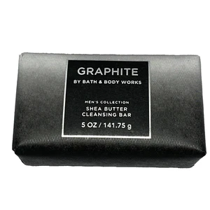 Bath & Body Works Mens Collection Graphite Shea Butter Cleansing Bar 5 oz Soap - Picture 1 of 2