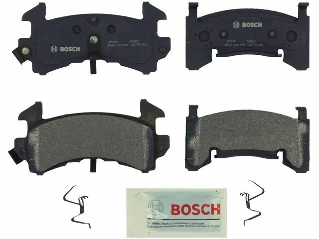 Juego de pastillas de freno delanteras Bosch QuietCast para Pontiac Firebird 1982-1992 86GNSP Foto 1 de 1