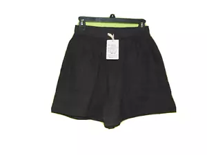 Uranded Black Linen Mix Pull On Shorts 2xl Women New Unbranded Black Linen Mix - Picture 1 of 2