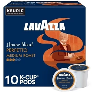 LavAzza Keurig K-Cup Perfetto Dark Roast 10 Count Arabia Coffee Pods - Picture 1 of 1
