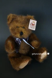 THE BEARINGTON COLLECTION BABY BRAD BROWN BEAR PLUSH 8" TALL SITTING - Picture 1 of 2