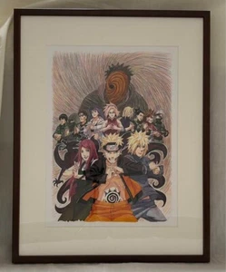 NARUTO Official Limited Art Framed Paintings Reproduction Masashi Kishimoto - Picture 1 of 11