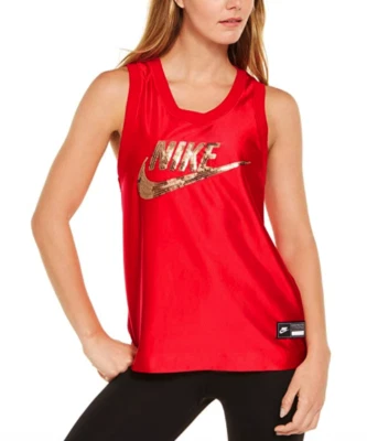 Camiseta sin mangas Nike para mujer Nueva Gales del Sur nueva con etiquetas $50 ICON Clash roja dorada con logotipo talla S BV3038 Foto 1 de 4