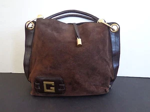 Vintage Givenchy Wildleder & Leder Handtasche INV 2027 - Bild 1 von 1
