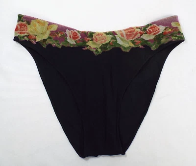 New JEAN PAUL GAULTIER Fuzzi Mesh Floral Bikini Swim Suit Bottoms Large Italy - Image 1 of 4