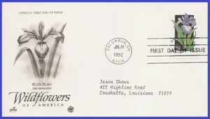 USA5 #2663 ADDR PCS ARTCRAFT FDC Blue Flag Wildflower - Picture 1 of 1