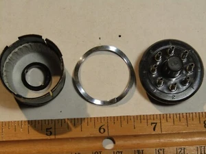 Amphenol Inline Plug Cap Hood Tube Socket ~ 8-Pin Male ~ Vintage ~ 8A - Picture 1 of 4