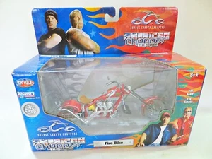 JOYRIDE 'FIRE GALLE' AMERIKANISCHER CHOPPER, ORANGE COUNTY MOTORRAD' 1:18 NEU IN VERPACKUNG/VERPACKUNG - Bild 1 von 7