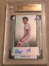 BOOGIE ELLIS 2021-22 Leaf Metal AUTOGRAPH Mojo Black PROOF #1/1 USC Memphis