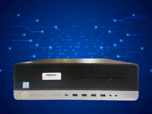 HP Elitedesk 800G3 SFF Core i5-7500 3.40GHz 8GB RAM 256SSD+1TB HDD DVD Win10 - Picture 1 of 3
