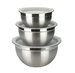 Stainless Steel Mixing Bowl Ovenproof & Dishwasher SAFE - Picture 1 of 7