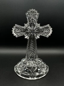 Lenox Schmuck Kristall Kreuz 8" Inspirational Collection Saphirblau - Bild 1 von 9