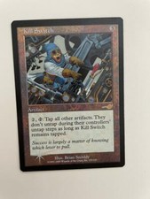 MTG FOIL NEMESIS KILL SWITCH NM MAGIC THE GATHERING RARE ARTIFACT ENGLISH CARD