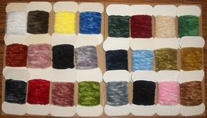 Medium Chenille Assortment - Fly Tying - 12/24 Piece - 36 / 72 Yards - Picture 1 of 8