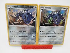 Pokemon Steelix REVERSE + NORMAL Holo Rare 099/163 Battle Styles