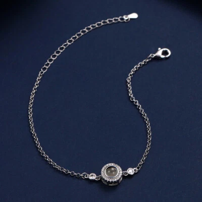 Pulsera Project Foto Personalizada Hombres Mujeres, Pulsera Personalizada Foto Memorial Foto 1 de 3