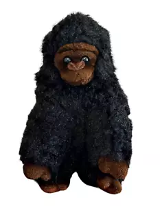 Applause Black Gorilla Ape Plush MELVIN Stuffed Animal 7 Inch Toy 1990s Vintage - Picture 1 of 9