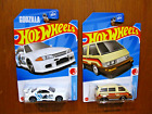 2-Hot Wheels==Nissan Skyline Gt-R (R32) & 1986 Toyota Van=Hw J-Imports==See Pic