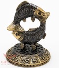 Brass figurine of Pisces Astrology Zodiac sign Horoscope IronWork