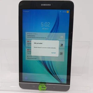 WiFi Only Samsung TAB E9 9.6" 16GB Black SM-T377P - Picture 1 of 8