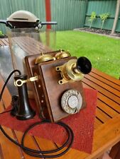 Australian PMG Model 37AW Wooden Wall Telephone c.1920s