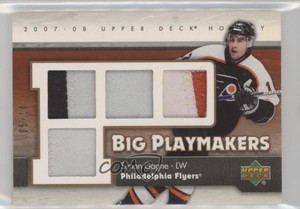 2007-08 Upper Deck Big Playmakers Jersey Patch /10 Simon Gagne #BP-GA Patch