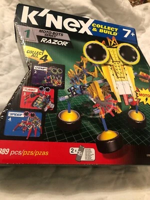 K'NEX Razor, Moto-Bots Series #1, Brand New Factory Sealed Rare Retired - Image 1 of 4