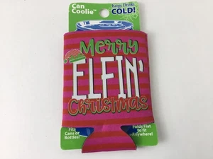 FUNNY/FESTIVE CAN/BOTTLE HOLDER KOOZIE/COOZIE! CHRISTMAS SEASON! - Picture 1 of 3