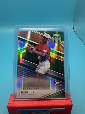 2020 Elite Extra Edition Yerlin Luis Green Aspirations /499 - Image 1 of 2