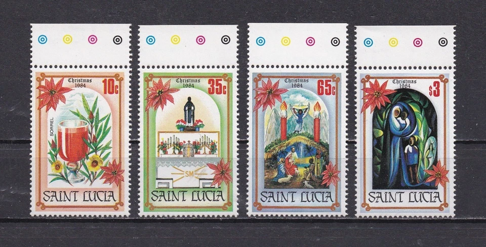 St.Lucia   702-5 MNH, Christmas, 1984 - Изображение 1 из 1