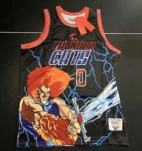 Headgear Classics Basketball Jersey ThunderCats Lion-O Panthro Black Men M NWT - Picture 1 of 4