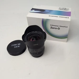 Venus Optics Laowa 12mm f2.8 Zero-D D Dreamer Lens Canon EF EXC LENS HOOD BOXED - Picture 1 of 13