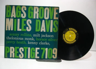 MILES DAVIS Bags Groove Prestige LP 7109 MONO  1957 Monk Rollins RVG DG - Image 1 of 4