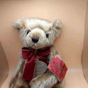 Oso de peluche Aurora original hecho a mano peluche hecho a mano nuevo con etiquetas ponderado - Imagen 1 de 7