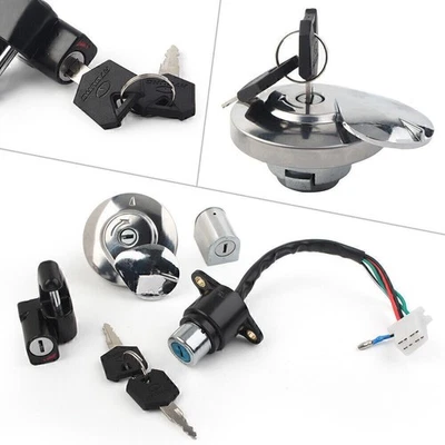 Ignition Switch Lock Fuel Gas Cap Key For Honda CMX250 Rebel 85-15 CMX250 95-99 - Image 1 of 4