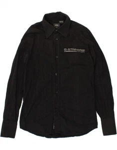 G-STAR Mens Shirt Medium Black Cotton NJ06 - Picture 1 of 3
