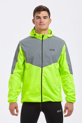 Men's Pace Spirit Reflective Running Jacket - Lightweight Windproof Reflectiv... - Image 1 of 4