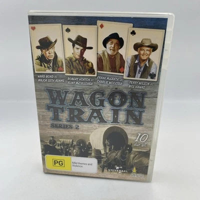 WAGON TRAIN DVD Complete Series Season 2 - 1958 - 10 discs region 4 Free post - Image 1 of 4