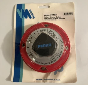 Perko Battery Selector Switch Dual Position 8501 Dual Batteries Marine - Picture 1 of 6