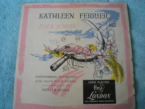 Kathleen Ferrier-Folk Songs 10" Album-Vintage 1950's - Picture 1 of 1