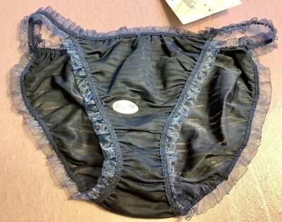 Mujer Bragas Bikinis CAPRICIA O’DARE Talla M/6 Rayas Transparente con Decoración Foto 1 de 4