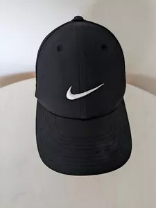 Nike Golf Hat Black Strap Back Dri-Fit Legacy91 Osfa - Picture 1 of 8
