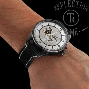 Swiss made movement marriage mechanical wristwatch Memento mori - Picture 1 of 7