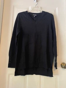 Maglione ATTITUDES by RENEE misto cotone e cashmere NERO tg SMALL - Foto 1 di 3
