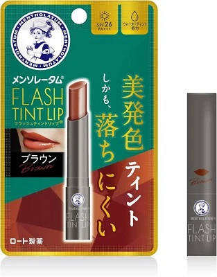 Labio Tinte Flash Mentolatum SPF26/PA+++ 2,0 g con 6 colores hecho en Japón Foto 1 de 4