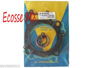HONDA CRF450R Top End Gasket Set 2007-2008 Mitaka 810278 - Picture 1 of 1