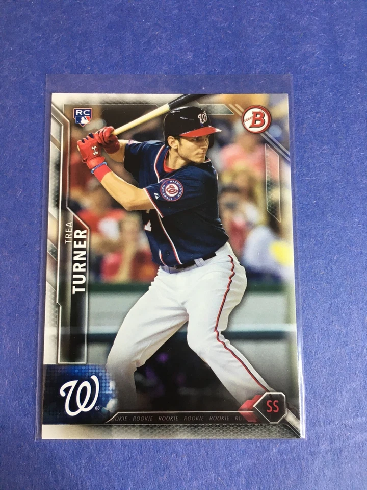 F169,257  2016 Bowman #130 Trea Turner RC Washington Nationals - Изображение 1 из 1