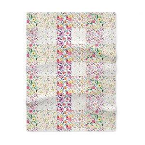 Floral Soft Fleece Baby Blanket - Picture 1 of 5